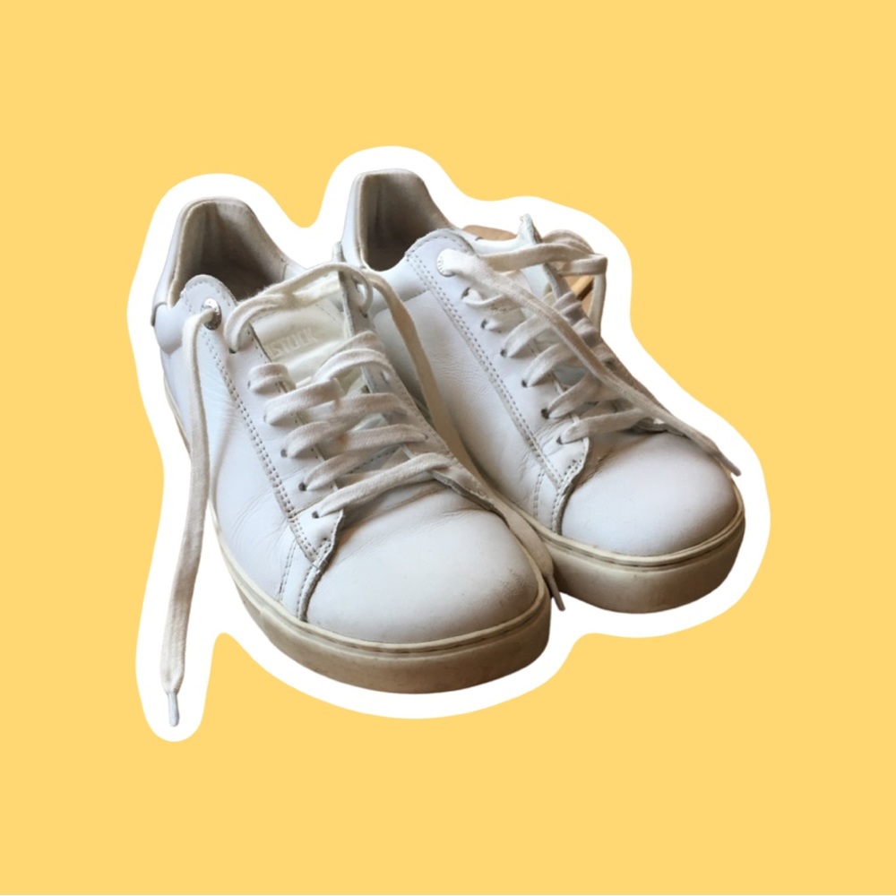 Birkenstock White Leather Sneakers Women 36